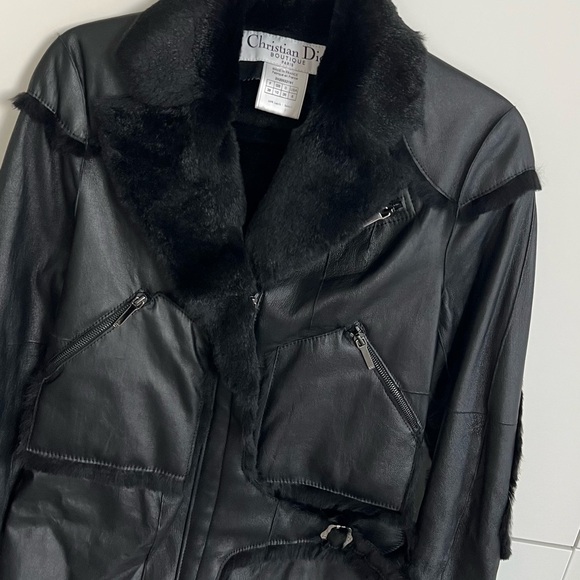 Authentic DIOR Biker leather jacket - Picture 6 of 17
